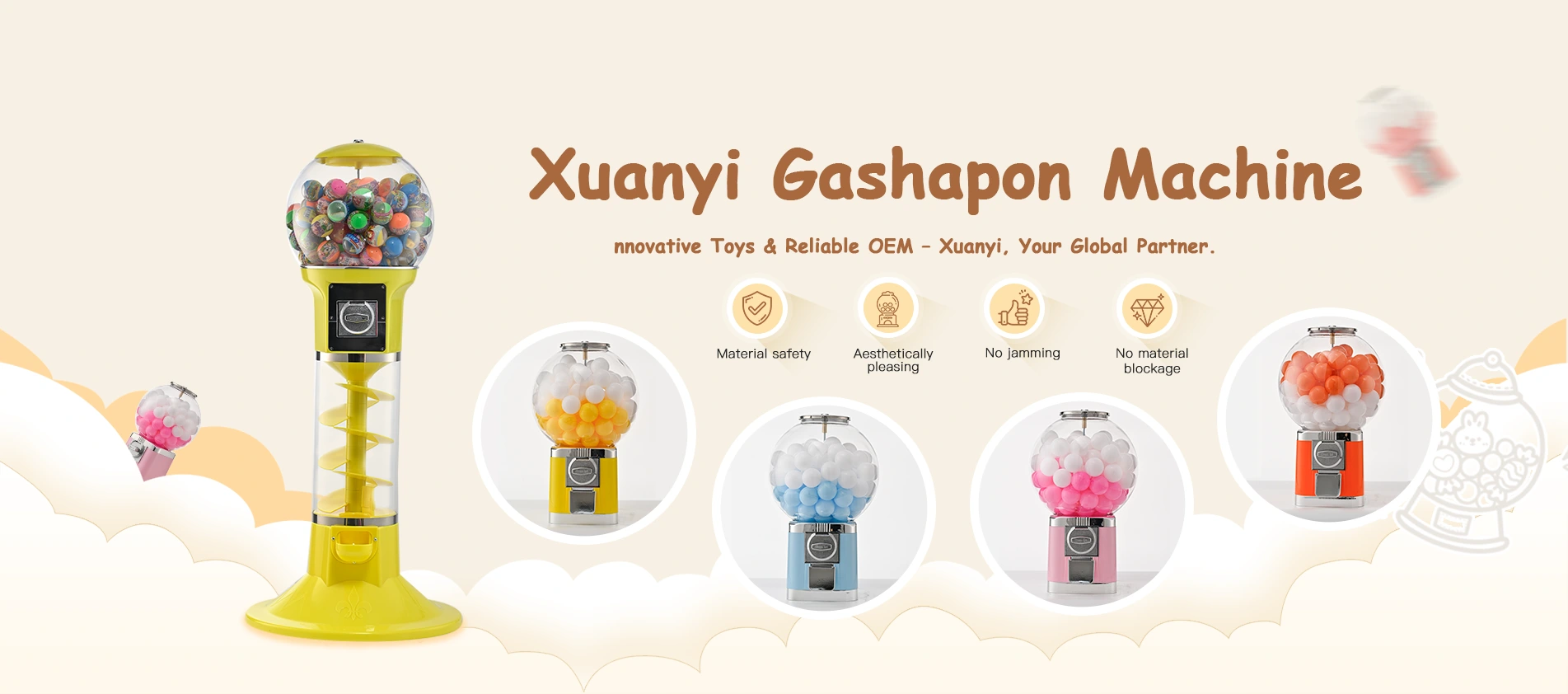 Leverancier van verticale Gashapon-machines
