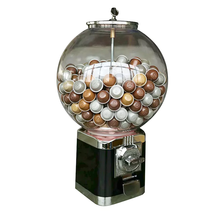 Circulaire koffiecapsule Gashapon-machine