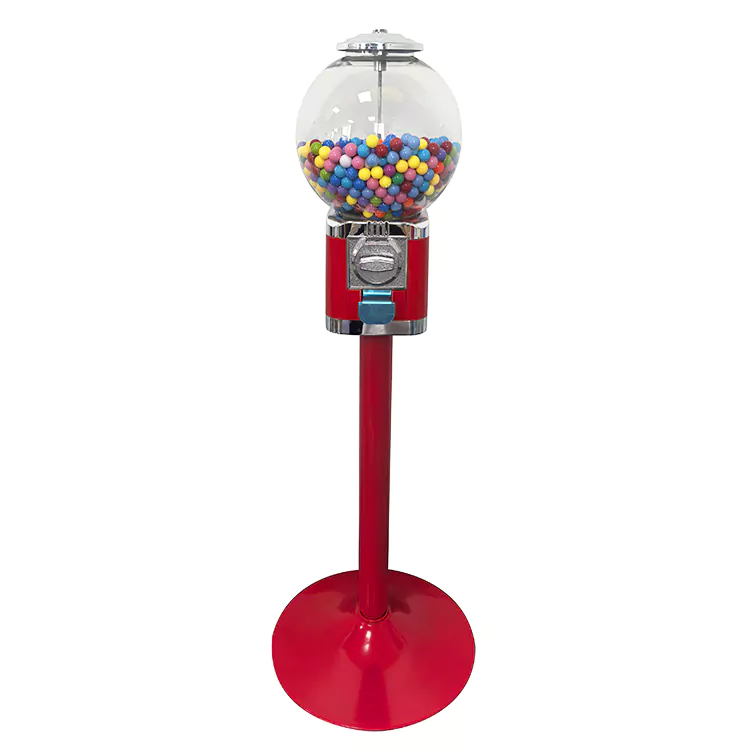 Ronde dubbele kop verticale Gashapon-machine