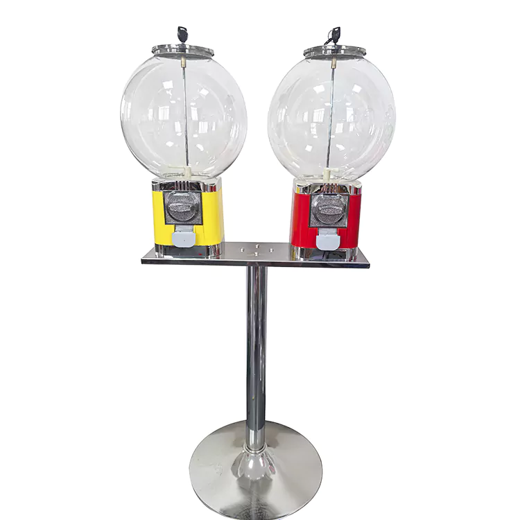 Verticale Gashapon-machine met dubbele kop